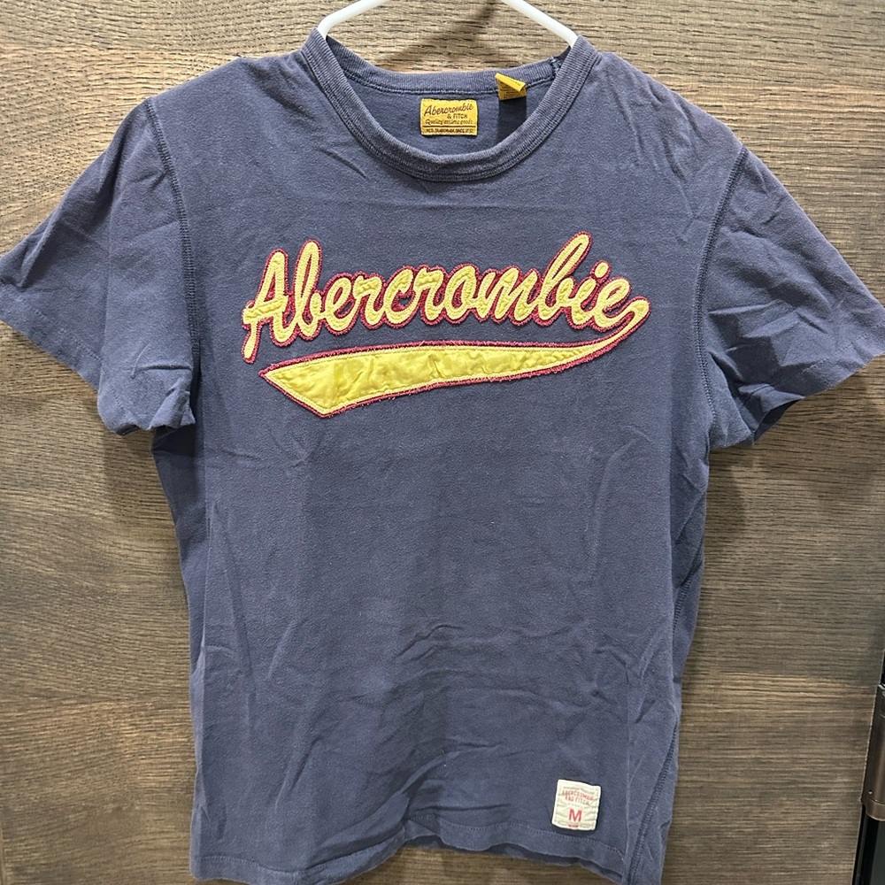 Vintage Abercrombie medium shirt (purchased in 2002) faded navy blue